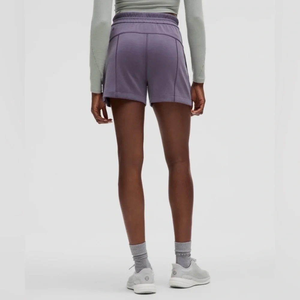 New Lululemon Softstreme high-rise short Sz4 color Nightfall MSRP: $78 - Picture 3 of 9